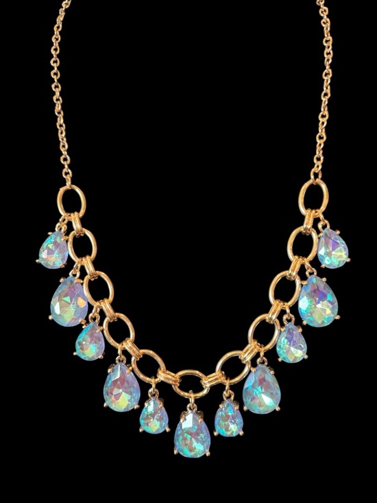 Jewelry - Fashion Statement Mermaid And Gold Tone Necklace NWT